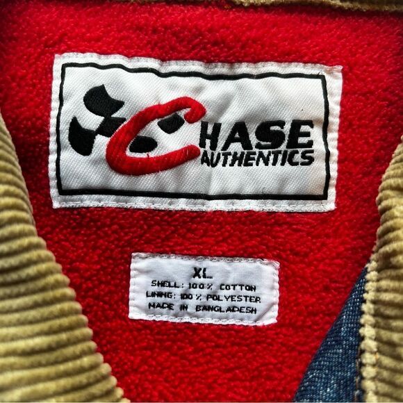 Chase Authentics Men's Vintage Bud Racing Dale Earnhardt Jr. Blue Jean Jacket XL - Picture 3 of 11